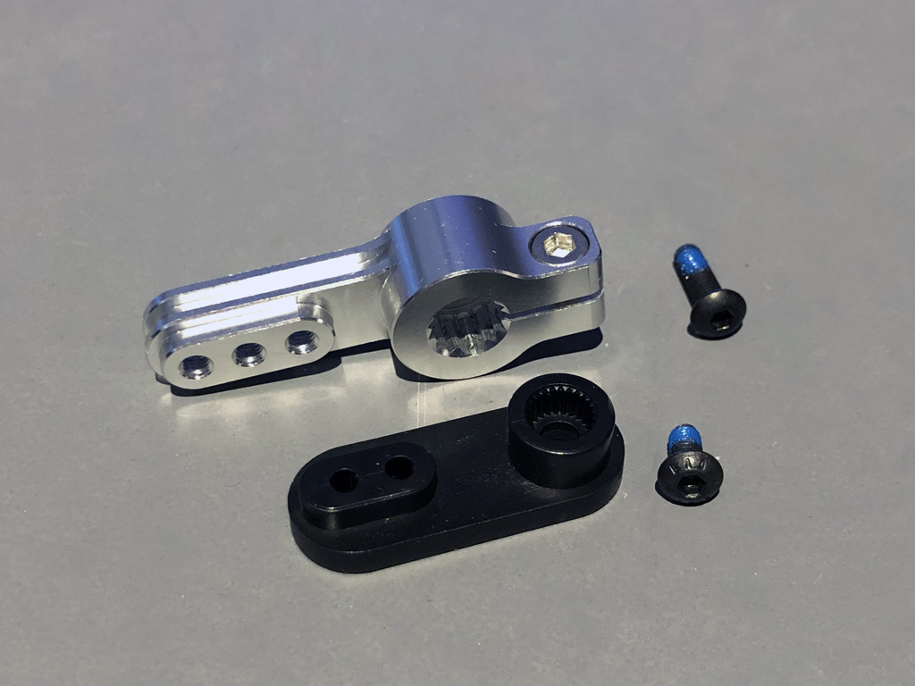Combo, Hydro Horn Set servo horn, heavy duty, aluminum, polymer, 25T 25 tooth, 25 spline, model airplane, model truck, model boat, hydro boat 