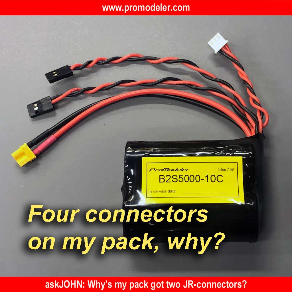 So why do these packs have so many connectors?