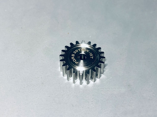 20T Gear Wheel, servo, 15T (32P, 20° PA) 