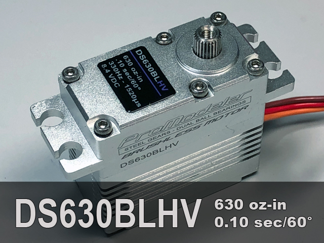 Servo, DS630BLHV ProModeler makes the best servos for giant scale crawling X-MAXX