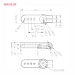 Arm, servo, 15-25T - PDRS15-25T
