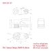 Arm, servo, 16F-15T - PDRS16F-15T