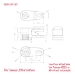 Arm, servo, 17F-15T - PDRS17F-15T