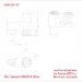 Arm, servo, 19F-15T - PDRS19F-15T