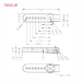 Arm, servo, 20-25T - PDRS20-25T