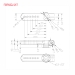 Arm, servo, 20U-25T - PDRS20U-25T