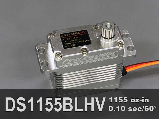 Servo, DS1155BLHV ProModeler makes the best servos for giant scale crawling X-MAXX