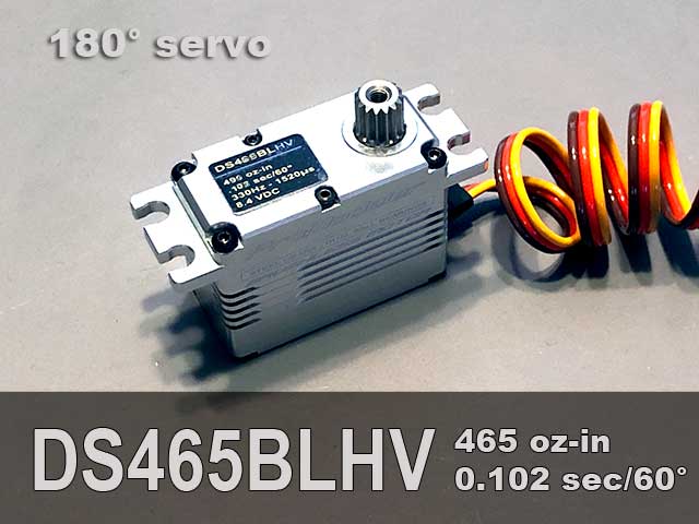 Servo, 180°, DS465BLHV  Whats the best retract servo 180° digital high voltage HV scale operation landing gear retractable 