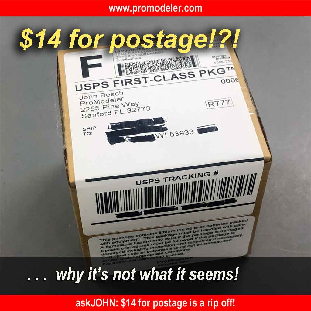Why $14 for postage is NOT a rip off!