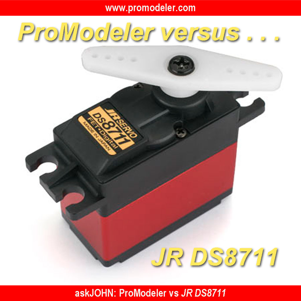 Selecting the best servo to replace the JR DS8711